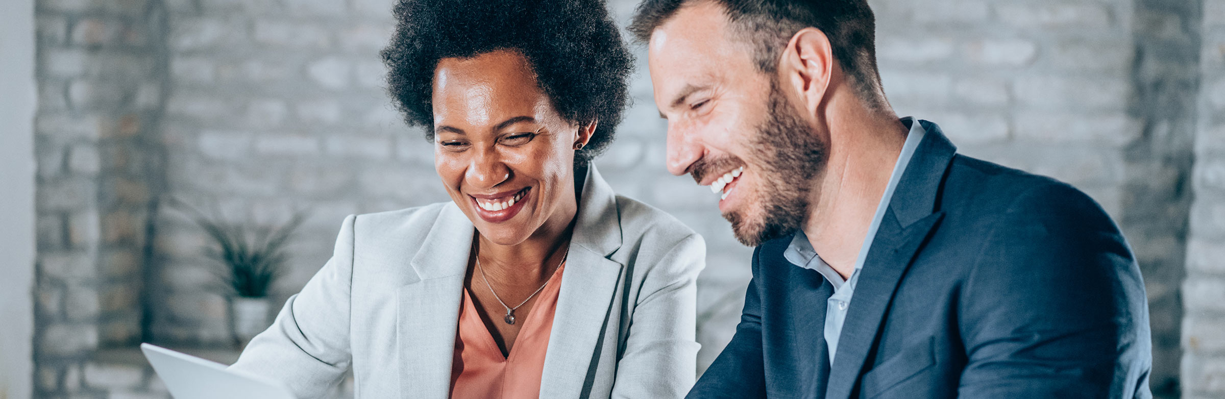 Photo of an accountant helping clients